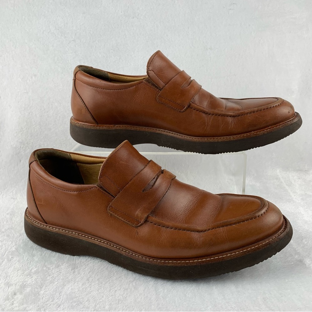 Samuel Hubbard Men's 9 W Ivy Legend Penny Loafer Whiskey Tan Leather Vibram Sole